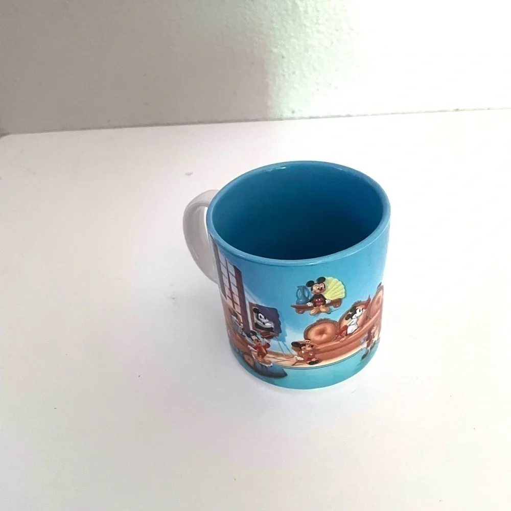 MICKEY MOUSE THROUGH THE YEARS 90’s Vintage coffee cup tea mug retired 12 oz